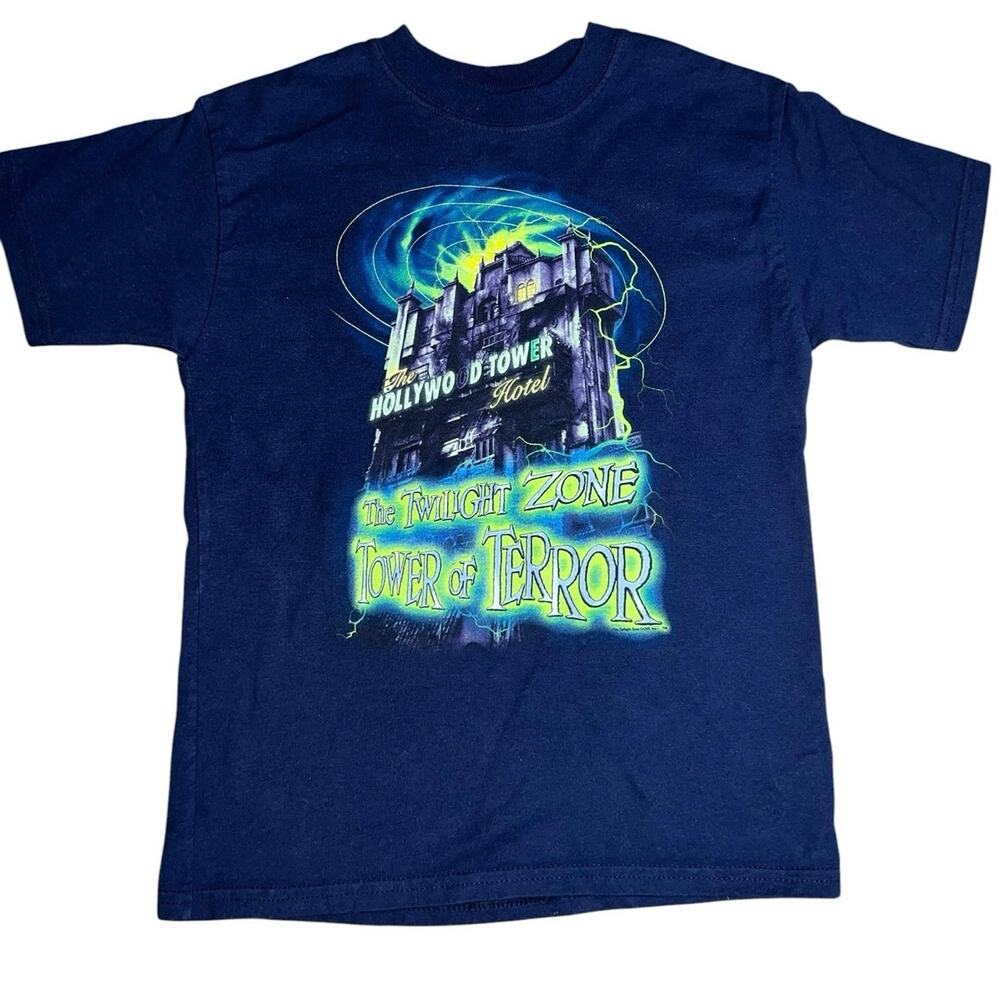 Tower Of Terror Twilight Zone Hollywood studios graphic y2k shirt small youth